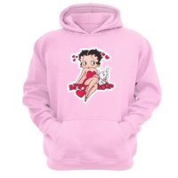 Genérico - Polerón Canguro Betyy Boop Rosa Talla Xs Unisex