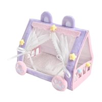Magideal - Cama Para Muñeca Tienda Miniatura Accesorio Mueble Ornamento Diseño Portátil Y Acogedor Perfecta Para Exhibición En Escritorio Juegos De Simulación D