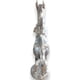 thumbnail image 1 of Figura decorativa caballo metálico plateado, 1 of 2