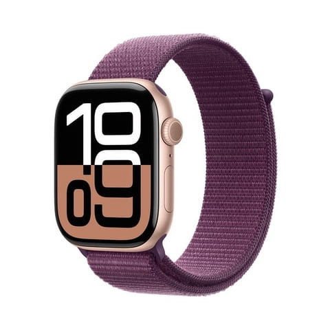 Apple - Watch Series 10 Gps 46Mm Aluminum Case Sport Loop -