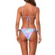 thumbnail image 3 of INSPIRE CHIC Bikini de Mujer con Patrón de Escamas de Pescado, 2 Piezas, Tirantes Ajustables, Parte Superior de Concha, Parte Inferior de Triángulo, Trajes de Baño, Talla Extra Grande, 3 of 5