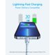 thumbnail image 3 of Cable Usb C A Lightning New De Nailon De 1 8 M Para Iphone 14, 3 of 7