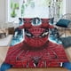 thumbnail image 2 of Spiderman Hombre Araña Conjunto de sábanas temático, trío de piezas, cómodo y amigable con la piel, diseño único, regalo de decoración para el hogar para familiares, amigos y fans, 90 cm * 190 cm, 2 of 6