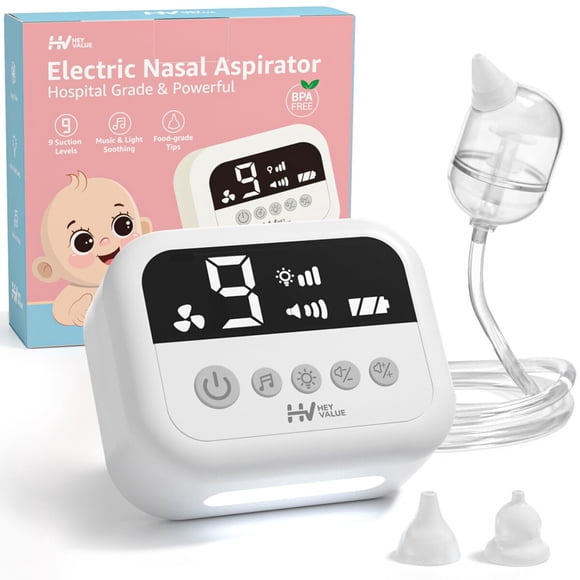 Aspirador Nasal HEYVALUE Grado Hospital 9 Niveles USB-C