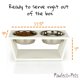 thumbnail image 5 of Soporte elevado para cuencos de perro Pawfect Pets 18 cm blanco, 4 cuencos, 5 of 8