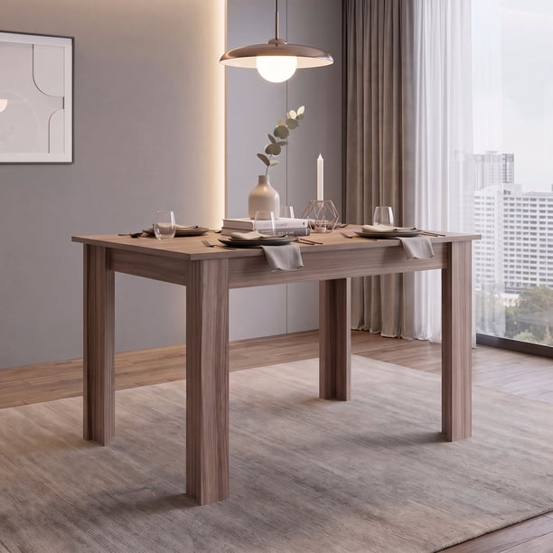 Mesa De Comedor Portofino Avellana 75,6X120X88 Cm