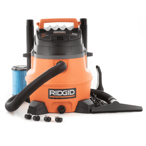 Aspiradora Industrial Ridgid 50898 Wd-1455 - 53 Litros - 6 Hp - Aspira Polvo, Agua Y Sopla