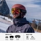 thumbnail image 5 of Gafas de esquí SMITH Squad con lente ChromaPop, negro y espejo rojo, 5 of 9