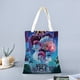 thumbnail image 2 of 200% Wolf Bolso de tela con estampado de lienzo para mujer, bolsa de compras reutilizable y estética, con cremallera interior, regalo para mujer,40*45cm., 2 of 6