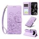 thumbnail image 1 of Funda Cartera para Google Pixel 10/10 Pro Perro Cachorro Grabado con Tarjetas Soporte Correa Morado, 1 of 6