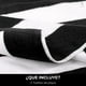 thumbnail image 4 of Set De 2 Toalla De Playa Algodon 150x75 Cm Xl Viaje Grande Rayada Az Negro, 4 of 9