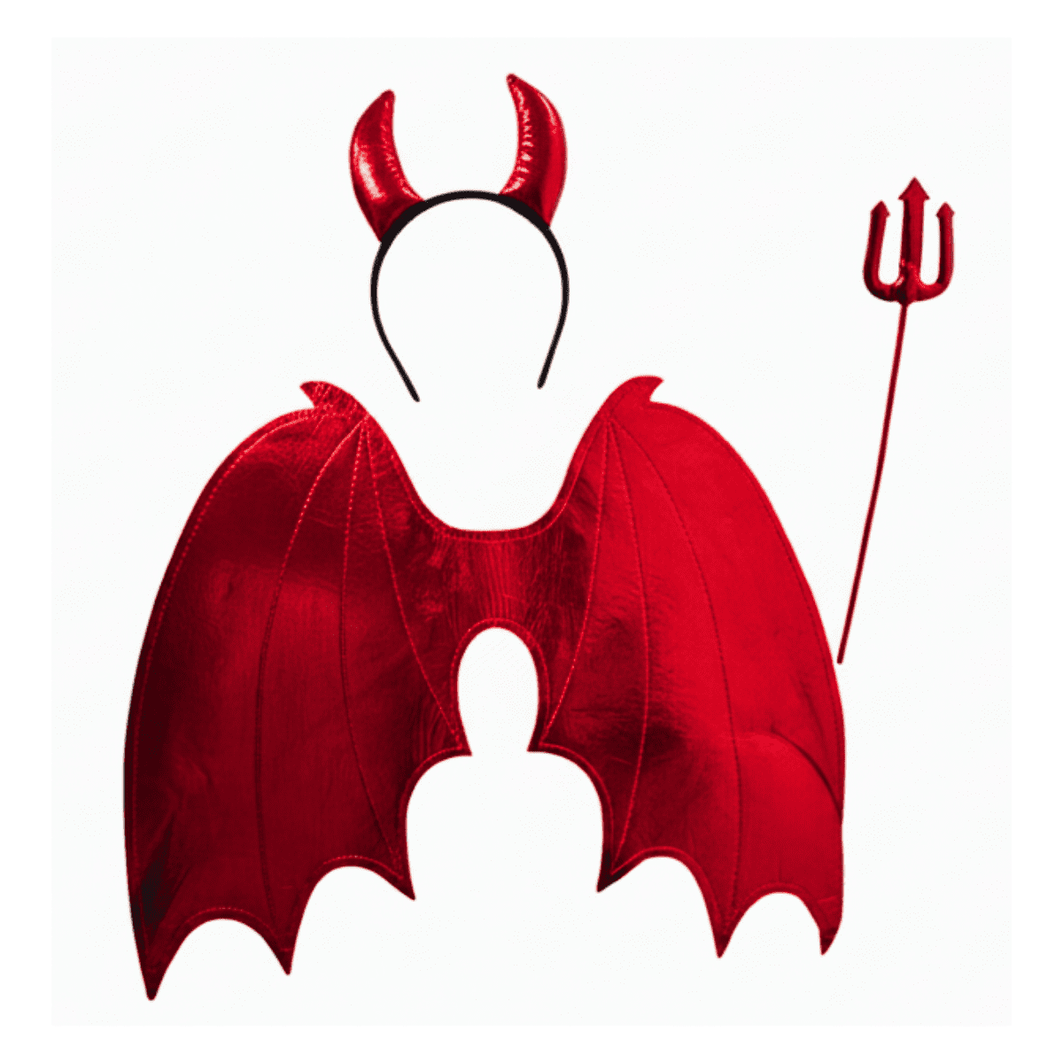 Disfraz Diabla Diablo Diablita Set 3 Piezas Halloween 2025 | Lider