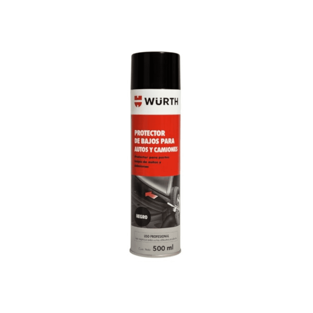 Pintura Protectora Antigravilla Superficie Metal Undercoating Wurth 500ml