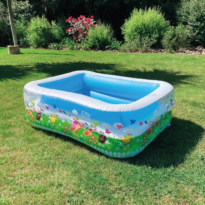Genérico - Piscina Inflable Niños Piscinas Rectangular 160cm
