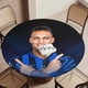 thumbnail image 5 of Lautaro Martínez theme Fitted Round Tablecloths Elastic Edged Table Covers Waterproof Table Cloth For Kitchen Holiday Party Tables Decor 120cm, 5 of 6