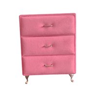 Magideal - Caja De Joyería Caja De Joyería Pulsera Duradera De Moda Diseño De Cajón De 3 Capas Caja De Joyería Collares Pendientes Organizador Para Boda De Mesa