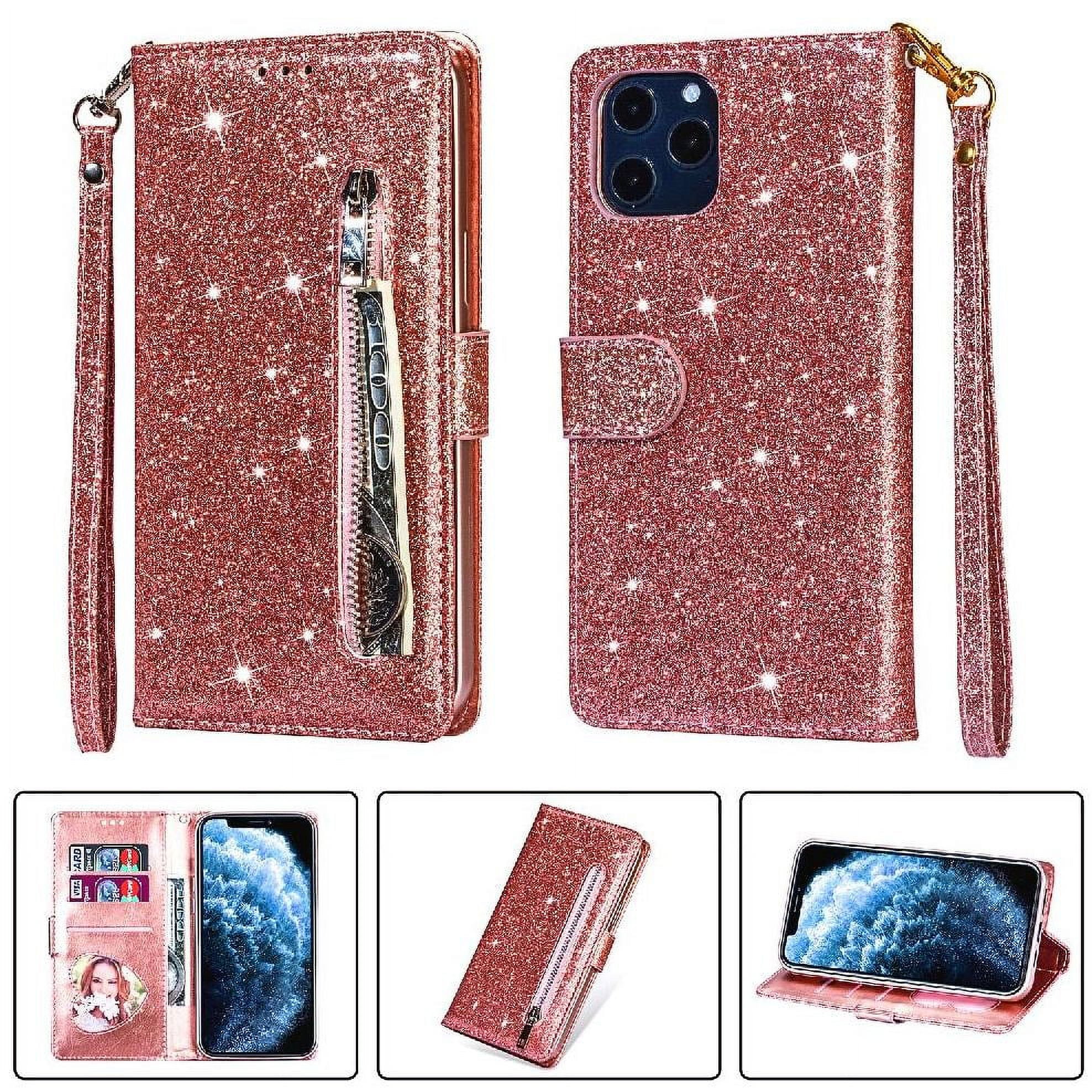 Foxdock - Funda Para Elegante Funda Iphone 11 Pro Glitter Con Cremallera-ideal Para El Uso Diario