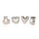 thumbnail image 3 of 4 Uds Cortador De Galletas DIY Moldes De Acero Inoxidable Herramientas Para Hornear Amor, 3 of 5