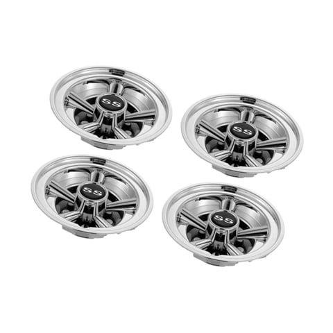 Ioensy - Tapas De Cubo Para Carrito De Golf, Cubiertas Universales Y Ligeras Para Ruedas De Carrito De Golf, Color Plateado, 4 Uds.