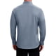 thumbnail image 3 of INSPIRE CHIC Camisas formales de manga larga con cuello en punta para hombre, color sólido, gris L, 3 of 6