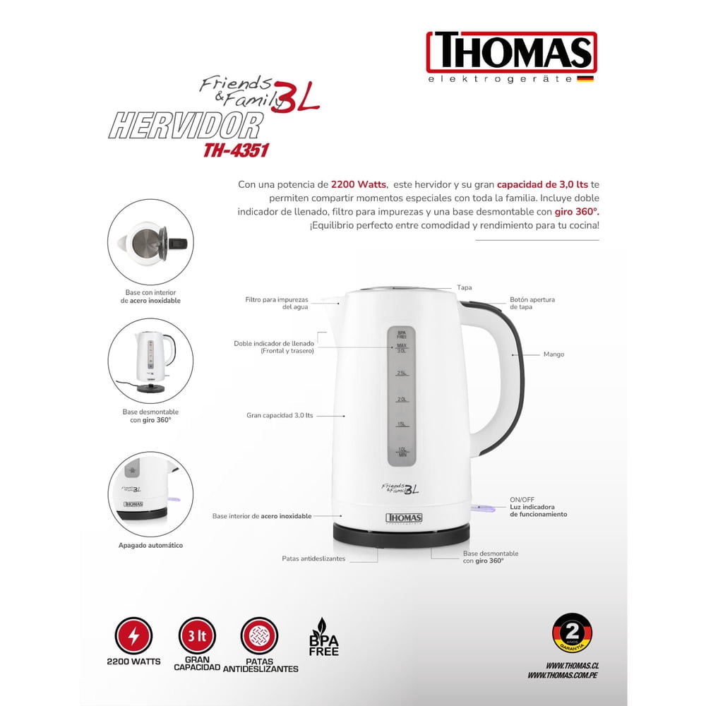 Thomas Family & Friends TH-4351 3 L Blanco, foto 2