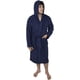 thumbnail image 1 of Albornoz con capucha para hombre, de algodón de rizo, con cuello chal, 1 of 7