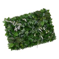 Magideal - 40X60Cm Hierba Panel De Pared Valla Simulación Decoración Diy Plástico Artificial Topiary Hedges Planta Para Jardín Patio Trasero Festival Boda Patio , B E