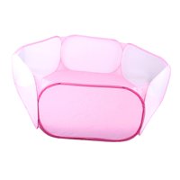 Magideal - Corralito Portátil Para Mascotas, Jaula Para Tienda De Para Mascotas, Malla A Prueba De , Accesorios Transpirables, Perrera , Rosado