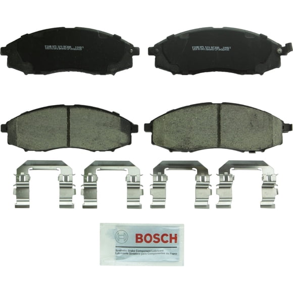 Juego de pastillas de freno de disco Bosch BC830 QuietCast para Nissan Frontier, Xterra