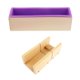 thumbnail image 5 of 2 unids molde de jabón de silicona caja de madera biseladora alisadora herramienta de corte de jabón hecho a mano, 5 of 6