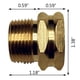 thumbnail image 2 of Adaptador de Manguera GESHATEN 3/4" Hembra GHT a 3/4" Macho NPT, 2 of 3