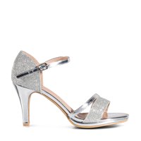 Sandalia Taco Plateado Fiesta Qiu285 Weide