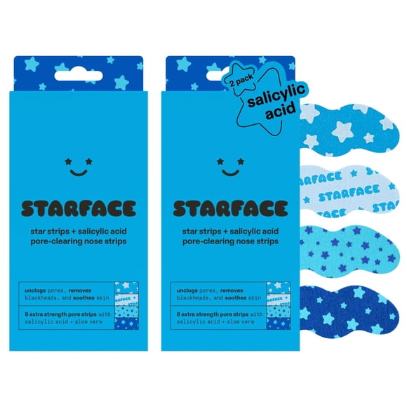 Tiras para Poros Starface World Star Strips con Ácido Salicílico 16 uds