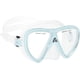 thumbnail image 1 of Máscara de buceo Cressi Ikarus de 2 lentes, transparente y cian hielo para adultos, 1 of 4