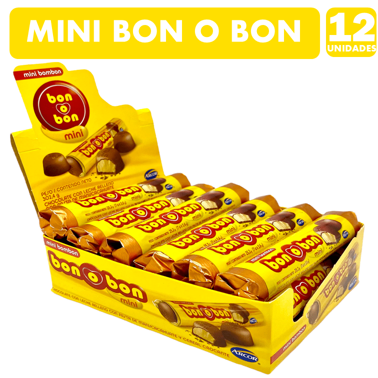 Bonbonjour• Petites Emm O プチ・エム Bon O Bon De Leche En Formato Mini (Caja Con 12 Un) | Lider