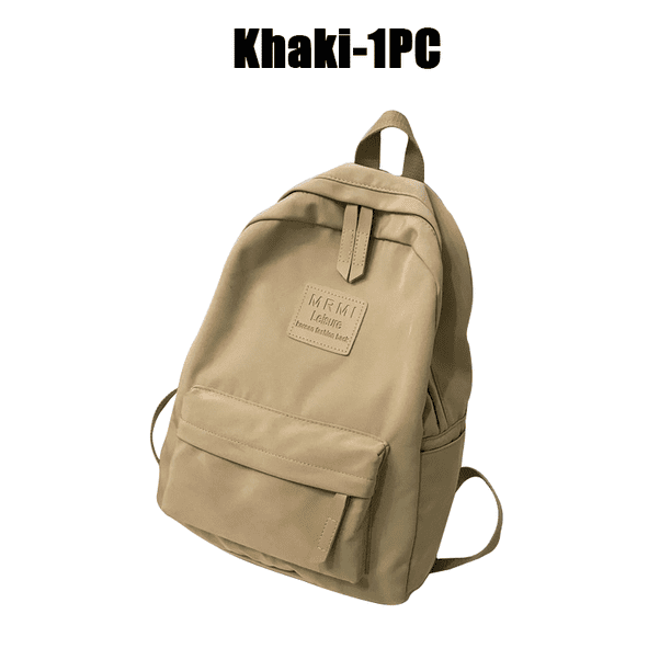 Waterproof Teenage Bookbag Nylon Rucksack Fashion Girl Backpack Women Shoulder Bag High School Schoolbag Black