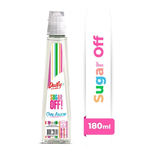Endulzante Líquido Sugar Off Botella 180 ml Daily