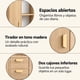 thumbnail image 3 of Mueble Organizador Con Puerta y 2 Cajones Estilo Nórdico 50x24x105cm Madera Diseño Funcional Almacenamiento, 3 of 6