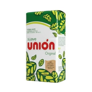 Unión Yerba Mate Hierba Con Palo Suave 250 Gr