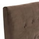 thumbnail image 2 of Respaldo Cama King Felpa Chocolate Sevilla CP, 2 of 2