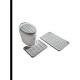 thumbnail image 3 of Juego De Alfombras De Baño 3 Piezas Suaves Y Absorbentes #14, 3 of 3