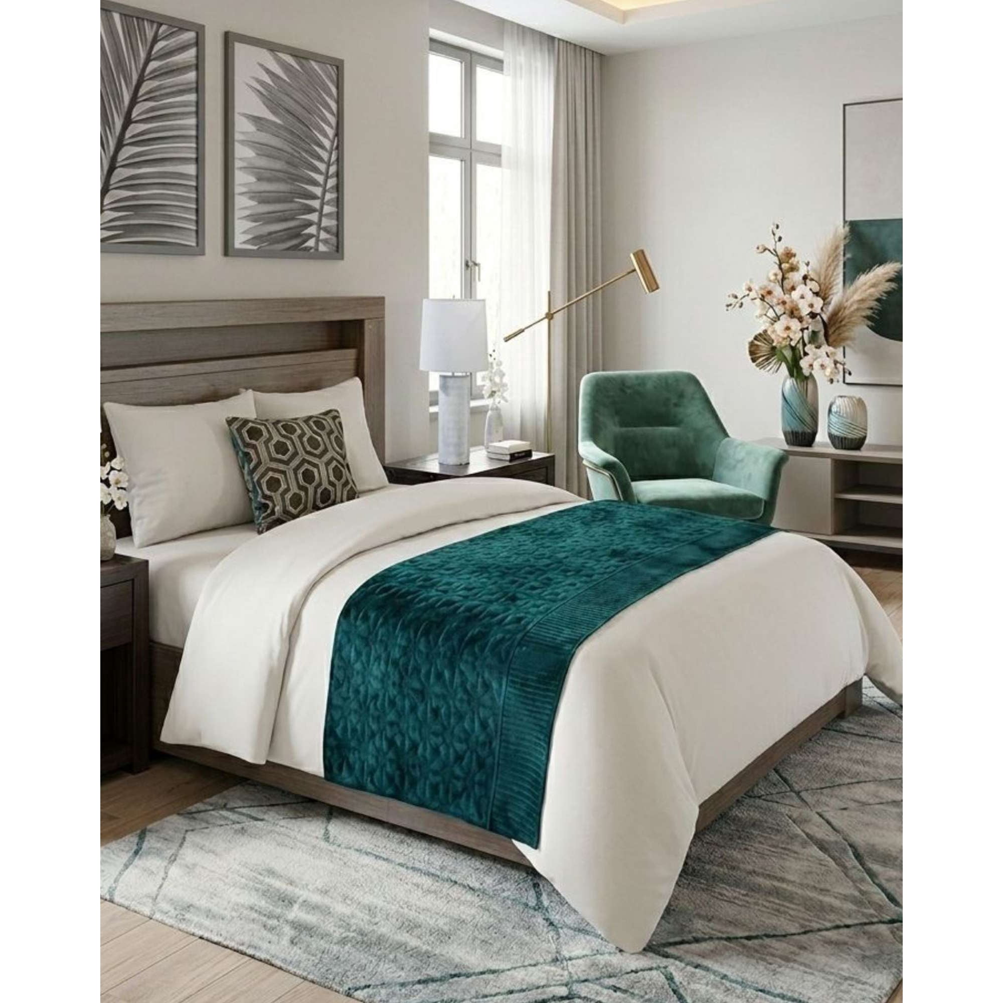 Imac Hogar - Piecera De Cama Velvet Luxury 90 X 210 Cm