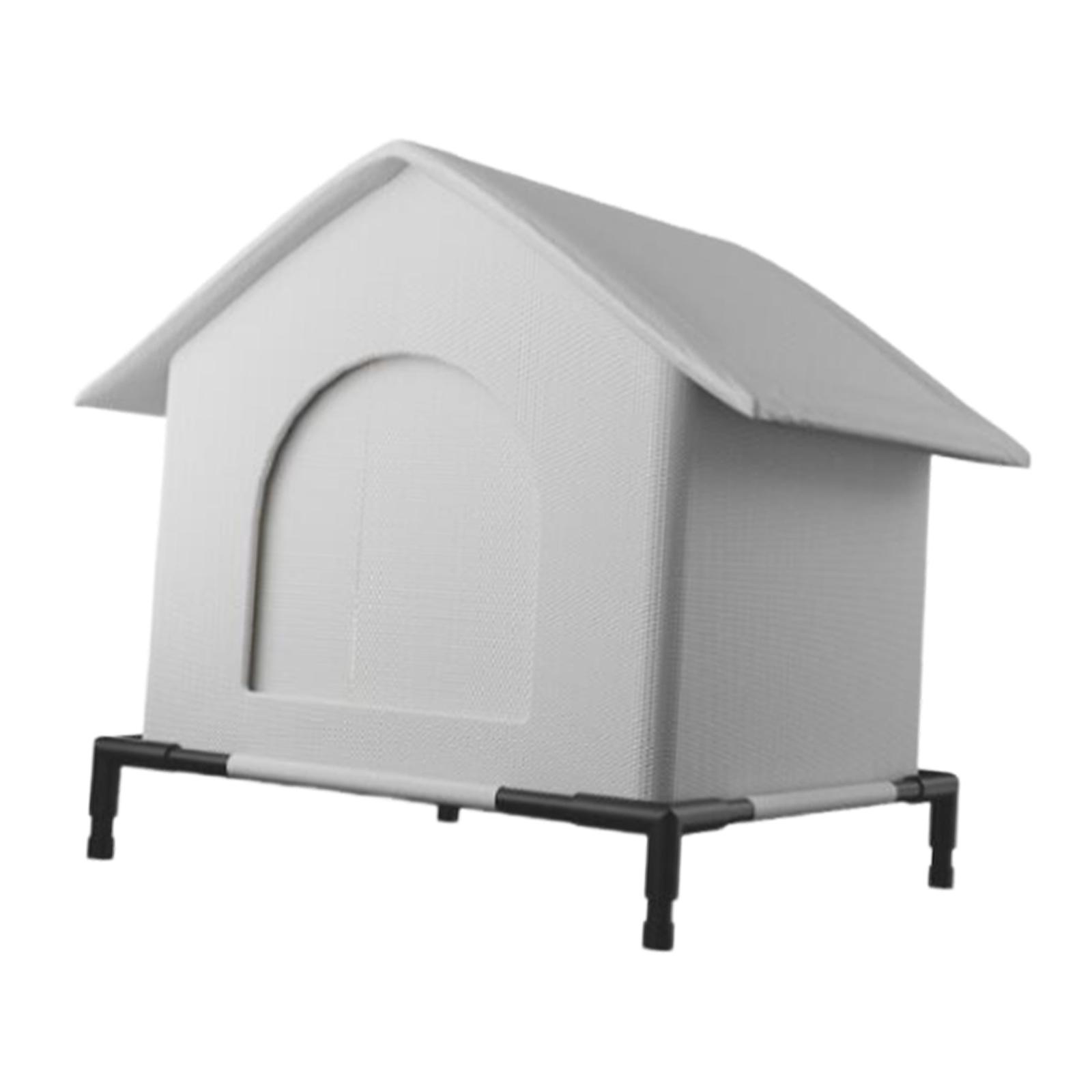 Magideal - Caseta Cúbica Para Gatos De Exterior, Resistente Al Viento, Cómoda, Con Patas Elevadas, Ideal Para Porche, Jardín O Garaje. Apta Para Todas Las Estaci S