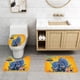thumbnail image 2 of Juego de Alfombras de Baño Hitpig Terciopelo Coral 3 Piezas, 2 of 6