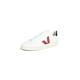 thumbnail image 1 of Zapatillas Veja V-12 de cuero blanco Extra Marsala Nautico para hombre, 1 of 3