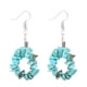 thumbnail image 1 of Nvzi -b Aretes Personalizados de Piedra Natural, Aretes Colgantes de Cuentas de Piedra Natural Irregulares (Azul Claro), 1 of 1