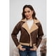 thumbnail image 2 of Chaqueta Tipo Piloto Mujer Cruzada Forro Interior Chiporro Moda 7585, 2 of 4