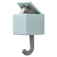 Bothyi - Ganchos Para Abrigos, Perchero Decorativo Montado En La Pared Para Bolsos, Para Entrada, Hogar, Oficina, Azul