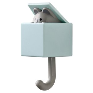 Bothyi - Ganchos Para Abrigos, Perchero Decorativo Montado En La Pared Para Bolsos, Para Entrada, Hogar, Oficina, Azul