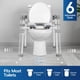 thumbnail image 2 of Asiento elevador para inodoro zhijiazhi, ajustable, con apoyabrazos, 227 kg, 2 of 6